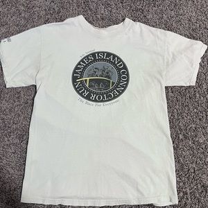 JAMES ISLAND VINTAGE WHITE TEE
